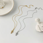 Round Cut Cubic Zirconia in 925 Sterling Silver Necklace 6