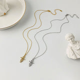 Round Cut Cubic Zirconia in 925 Sterling Silver Necklace 6