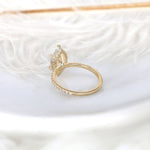 Stunning 2.80 CT Marquise Moissanite Engagement Ring with Hidden Halo Design 2