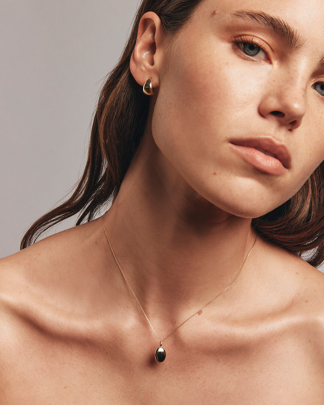 Round Cut Cubic Zirconia in 925 Sterling Silver Necklace 2