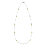 2.75 TCW Round Peridot Lab Made Diamond- August Birthstone Necklace 5