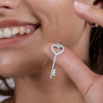 Round Cut Cubic Zirconia in 925 Sterling Silver Necklace 2