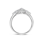 Stunning 0.5 CT Marquise Moissanite Engagement Ring With Cluster Design 3