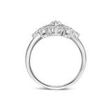 Stunning 0.5 CT Marquise Moissanite Engagement Ring With Cluster Design 3