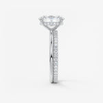 Oval Hidden Halo Lab Grown Diamond Engagement Ring