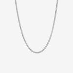 Round Cut Cubic Zirconia in 925 Sterling Silver Necklace 1