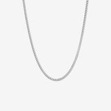 Round Cut Cubic Zirconia in 925 Sterling Silver Necklace 1