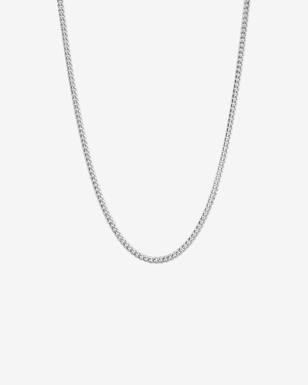 Round Cut Cubic Zirconia in 925 Sterling Silver Necklace 1