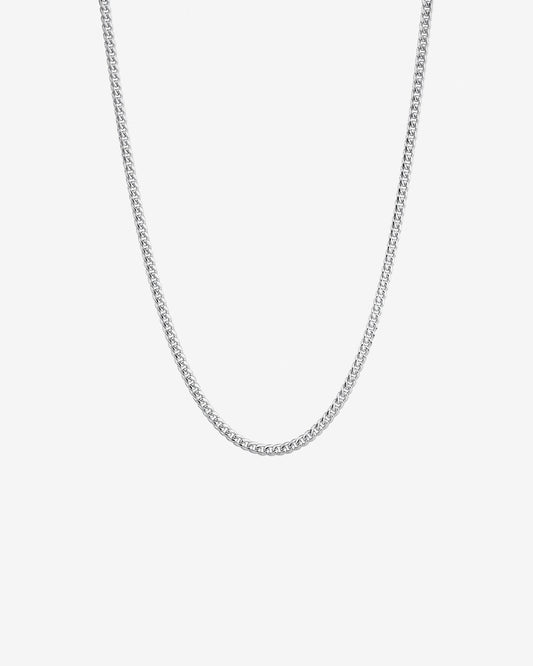 Round Cut Cubic Zirconia in 925 Sterling Silver Necklace 1