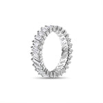 Stunning 0.5 TCW Baguette Moissanite Stones Artemis Wedding Bands 2