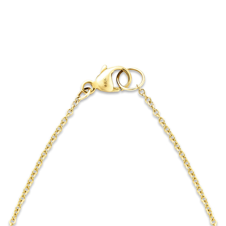 0.70 CT Round & Pear Moissanite Diamond Tiara Necklace in Solid Gold 3