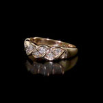 Round Cut Cubic Zirconia in 925 Sterling Silver Wedding Bands 11