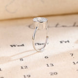 Stunning 1.0 CT Oval Cut Moissanite Engagement Ring with Solitaire Bezel Design 7