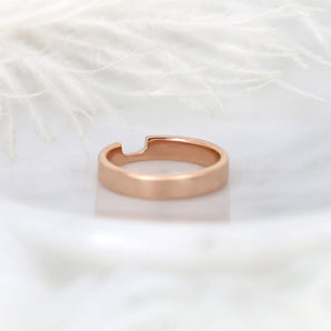 Stunning Cut Out Metal Wedding Bands