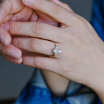 Stunning 1.0 - 2.0 CT Marquise Moissanite Engagement Ring with Cluster Design 6