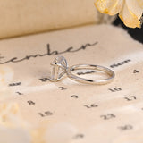 Stunning 4.0 CT Emerald Moissanite Engagement Ring with Solitaire Design 2