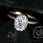 Stunning 2.0 CT Oval Moissanite Engagement Ring with Solitaire Design 7
