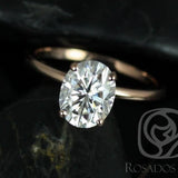 Stunning 2.0 CT Oval Moissanite Engagement Ring with Solitaire Design 7