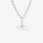 Round Cut Cubic Zirconia in 925 Sterling Silver Necklace 4