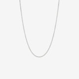 Round Cut Cubic Zirconia in 925 Sterling Silver Necklace 1