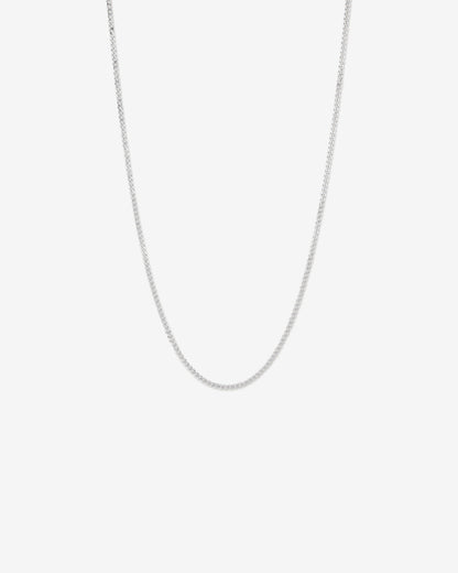Round Cut Cubic Zirconia in 925 Sterling Silver Necklace 1