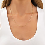 Round Cut Cubic Zirconia in 925 Sterling Silver Necklace 4