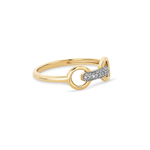 Stunning 0.07 TCW Round Moissanite Stones Diamond Bridle Wedding Bands 3