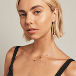 Round Cut Cubic Zirconia in 925 Sterling Silver Necklace 4