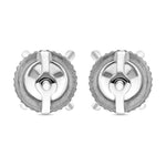 Round Cut Cubic Zirconia in 925 Sterling Silver Earrings 5