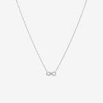 Round Cut Cubic Zirconia in 925 Sterling Silver Necklace 1