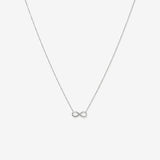 Round Cut Cubic Zirconia in 925 Sterling Silver Necklace 1