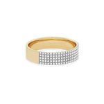 Stunning 0.26 TCW Round Moissanite Stones Cluster Wedding Band 7