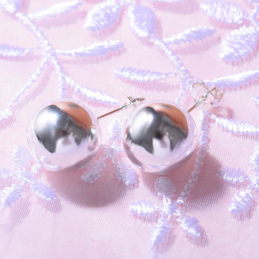 Round Cut Cubic Zirconia in 925 Sterling Silver Earrings 2