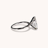 Stunning 5.21 CT Radiant Moissanite Engagement Ring with Solitaire Design 2