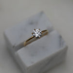 1.02 CT Round Solitaire CVD E/VS1 Diamond Engagement Ring 1