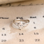 Stunning 3.0 CT Marquise Cut Moissanite Engagement Ring with 3 Stones Design 1
