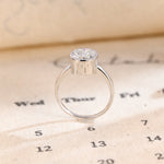 Stunning 1.0 CT Oval Cut Moissanite Engagement Ring with Solitaire Bezel Design 6