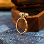 3.5 CT Radiant Shaped Moissanite Engagement Ring With Hidden Halo Style 7