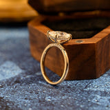 3.5 CT Radiant Shaped Moissanite Engagement Ring With Hidden Halo Style 7