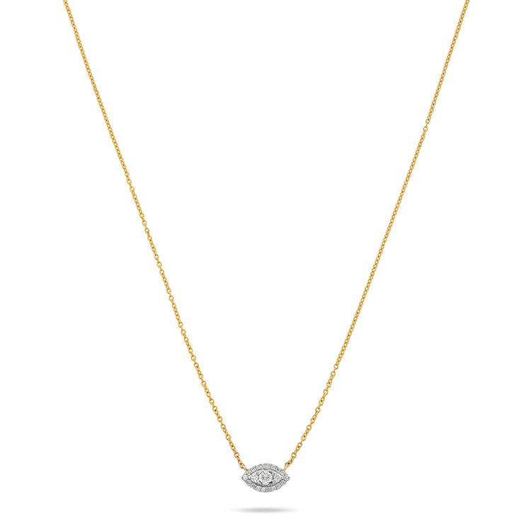 0.50 CT  Round Moissanite Diamond Halo Pendant Necklace in Solid Gold 3
