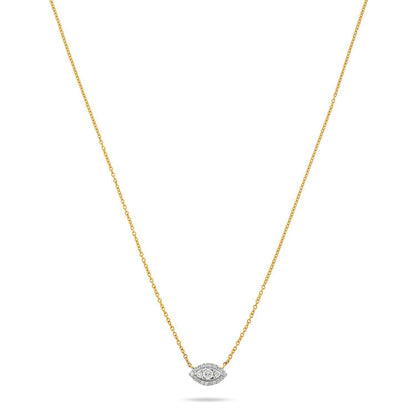 0.50 CT  Round Moissanite Diamond Halo Pendant Necklace in Solid Gold 3