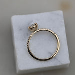 1.21 CT Oval Cut Pave CVD E/VS1 Diamond Engagement Ring 13