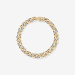 Round Cut Cubic Zirconia in 925 Sterling Silver Bracelet 1