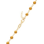 4.5 TCW Round Citrine Lab Made Diamond- November Birthstone Bracelet 5
