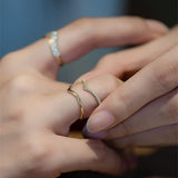 Classic V Shaped Bridal Wedding Band 4
