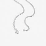 Round Cut Cubic Zirconia in 925 Sterling Silver Necklace 2