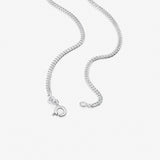 Round Cut Cubic Zirconia in 925 Sterling Silver Necklace 2