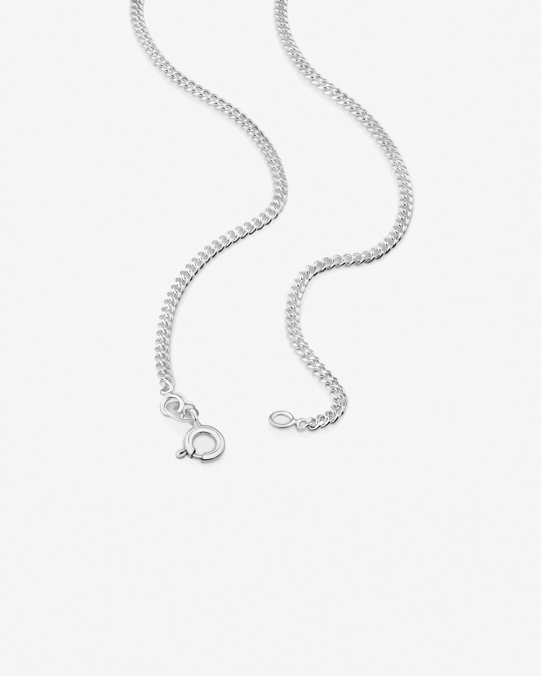 Round Cut Cubic Zirconia in 925 Sterling Silver Necklace 2