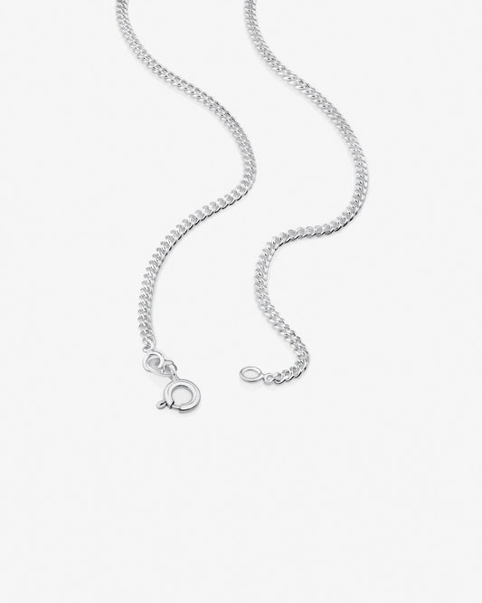 Round Cut Cubic Zirconia in 925 Sterling Silver Necklace 2