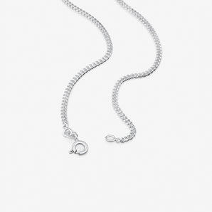 Round Cut Cubic Zirconia in 925 Sterling Silver Necklace